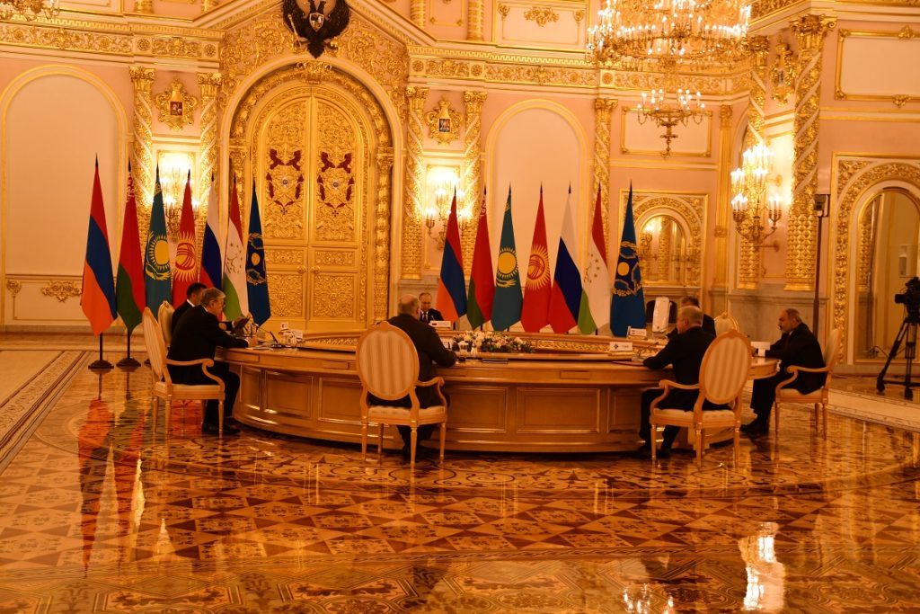 Meeting of the leaders of the CSTO member states in Moscow