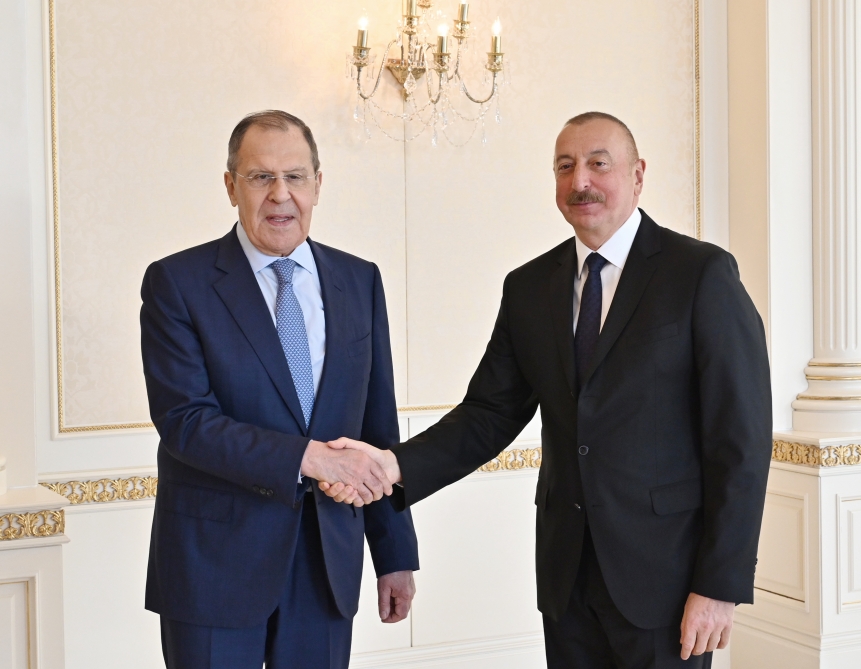 Aliyev and Lavrov discussed border delimitation