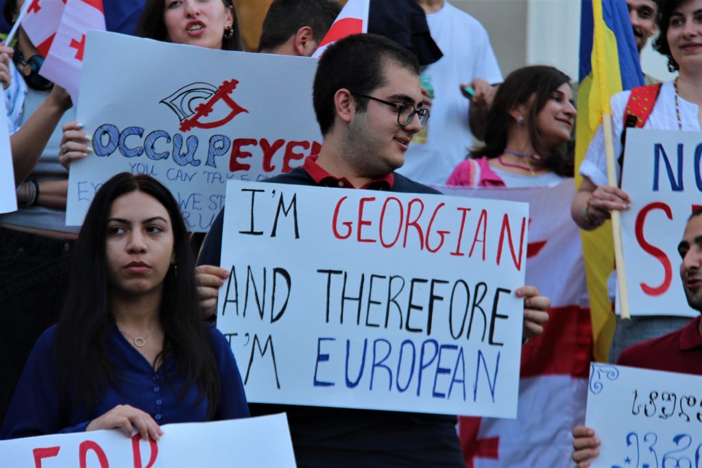 Rally in support of Georgia's European course