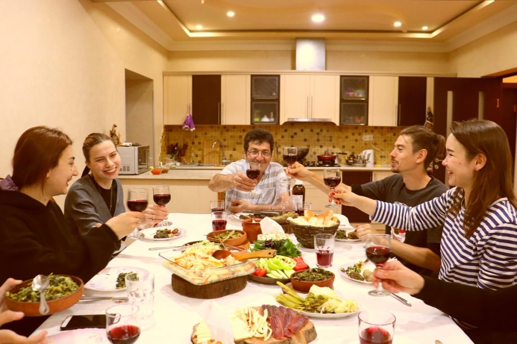 Tourists explore Armenian culture during 'family dinners' in Armenia 