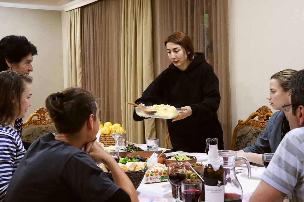 Tourists explore Armenian culture during 'family dinners' in Armenia 