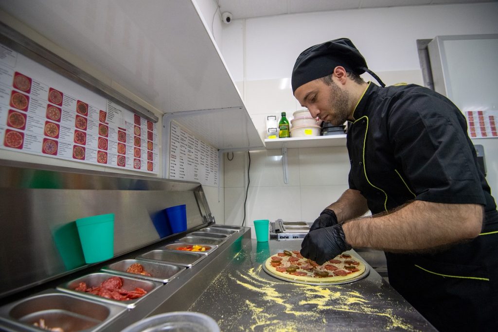 Unusual pizzeria in Armenia