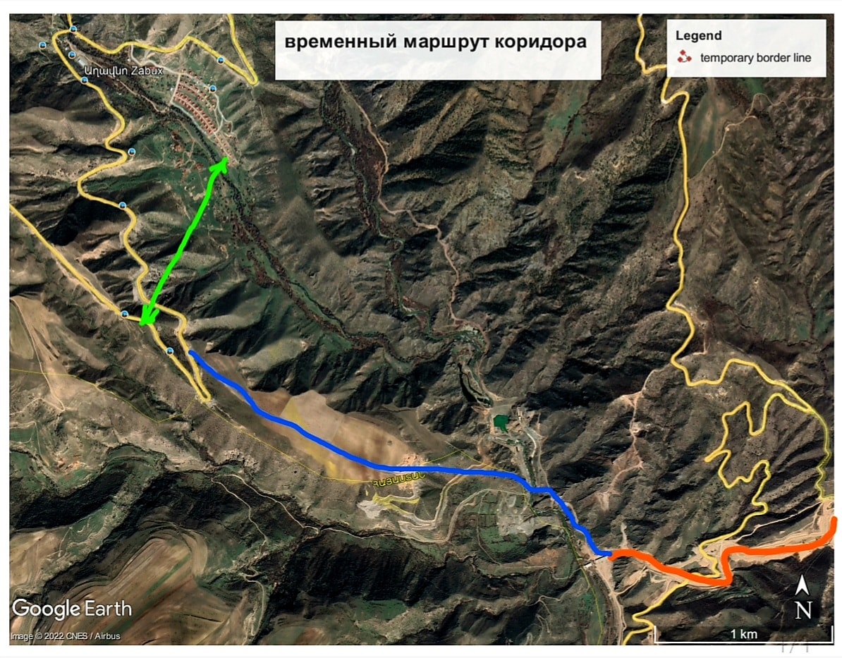 Карта чернореченского каньона