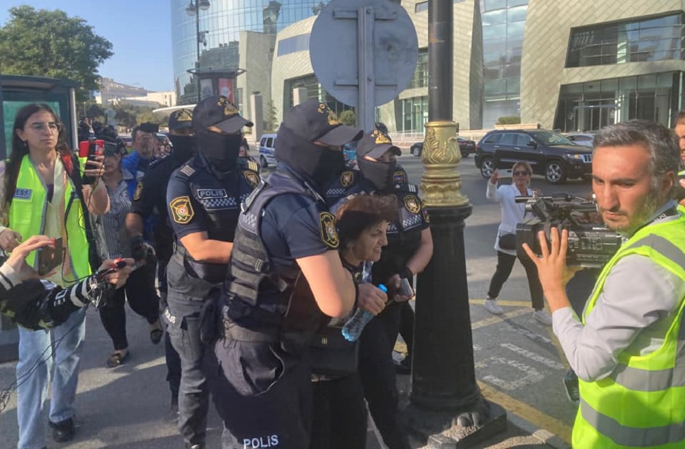 В Баку состоялась акция протеста