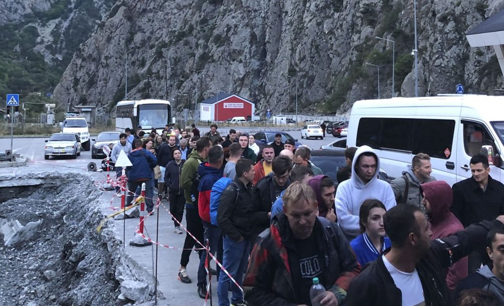 Нужно ли Грузии закрыть границу с Россией? Фото: Медиазона
