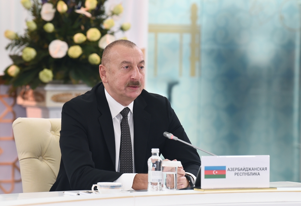 Speech by Ilham Aliyev in Astana