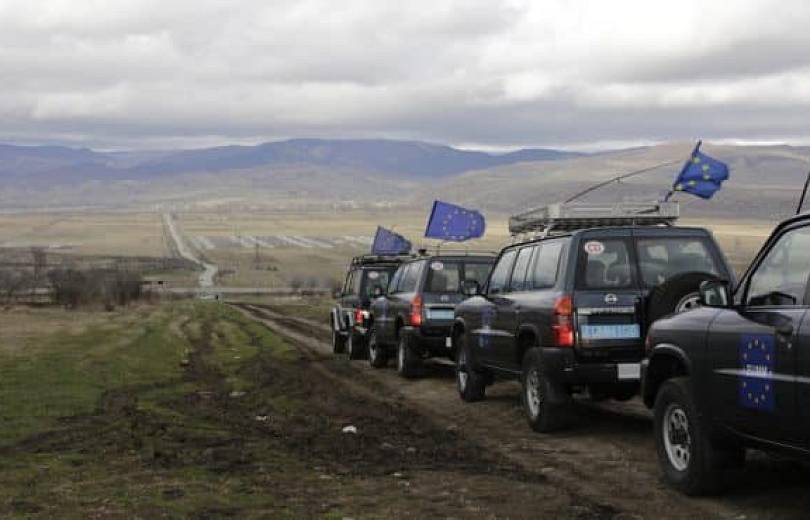 EU monitors on the Armenian border