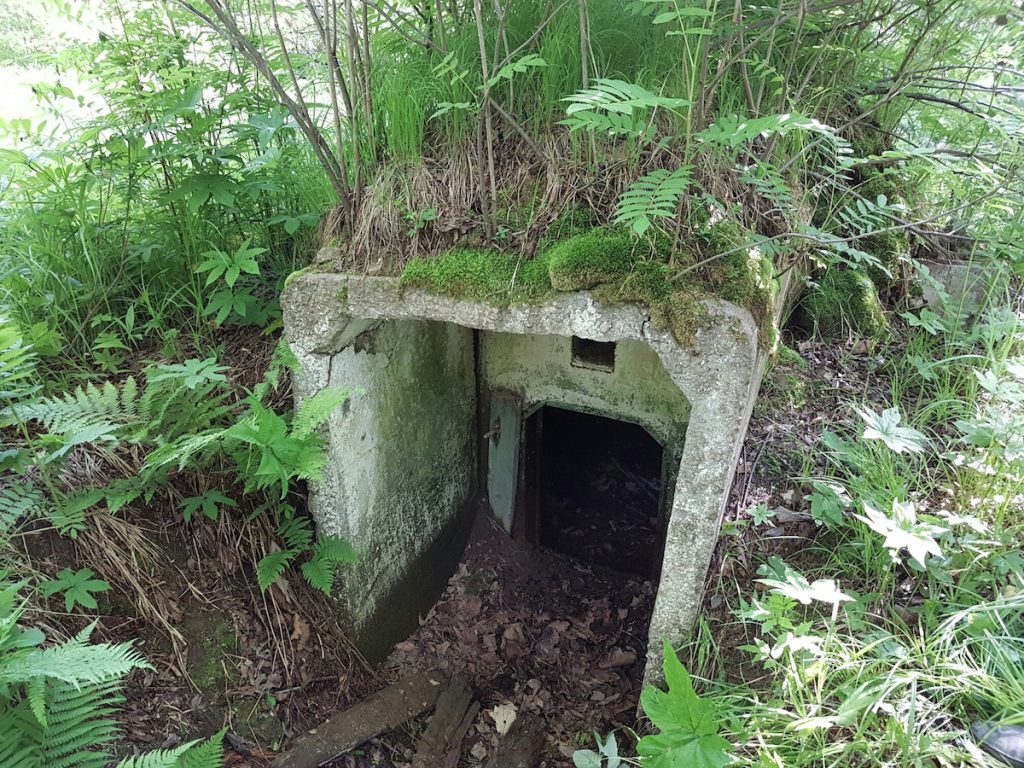 Abandoned bomb shelter in Abkhazia
