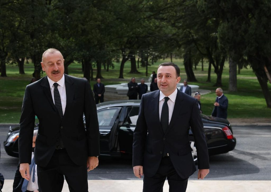 Ilham Aliyev and Irakli Garibashvili. Photo: Government of Georgia
