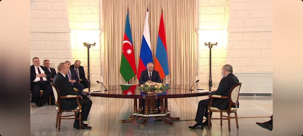Четвертая встреча Путин-Алиев-Пашинян