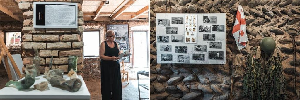 Lia Chlachidze’s museum in Ergneti, a few kilometres from South Ossetia’s main city of Tskhinvali. The museum tells the story of the 2008 war, which killed hundreds and displaced tens of thousands – including Lia herself. CRISIS GROUP/ Jorge Gutierrez Lucena