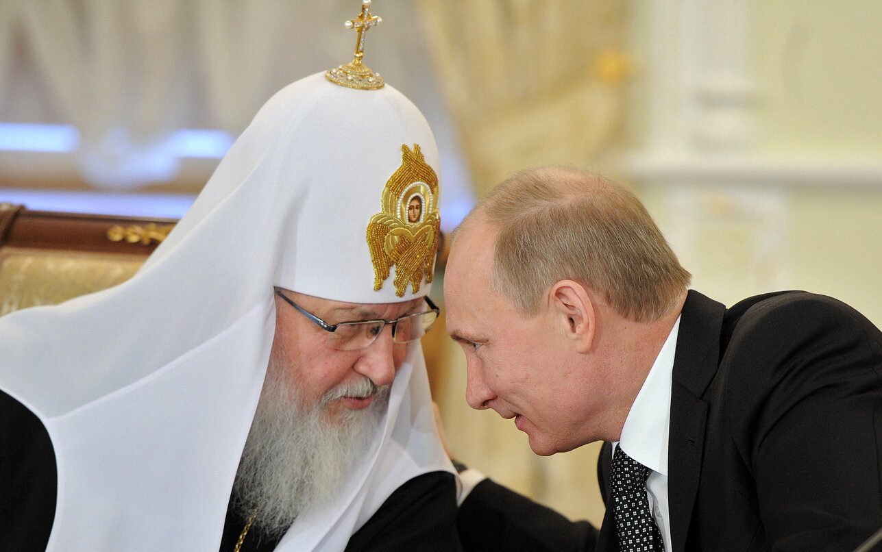 лидер РПЦ патриарх Кирилл