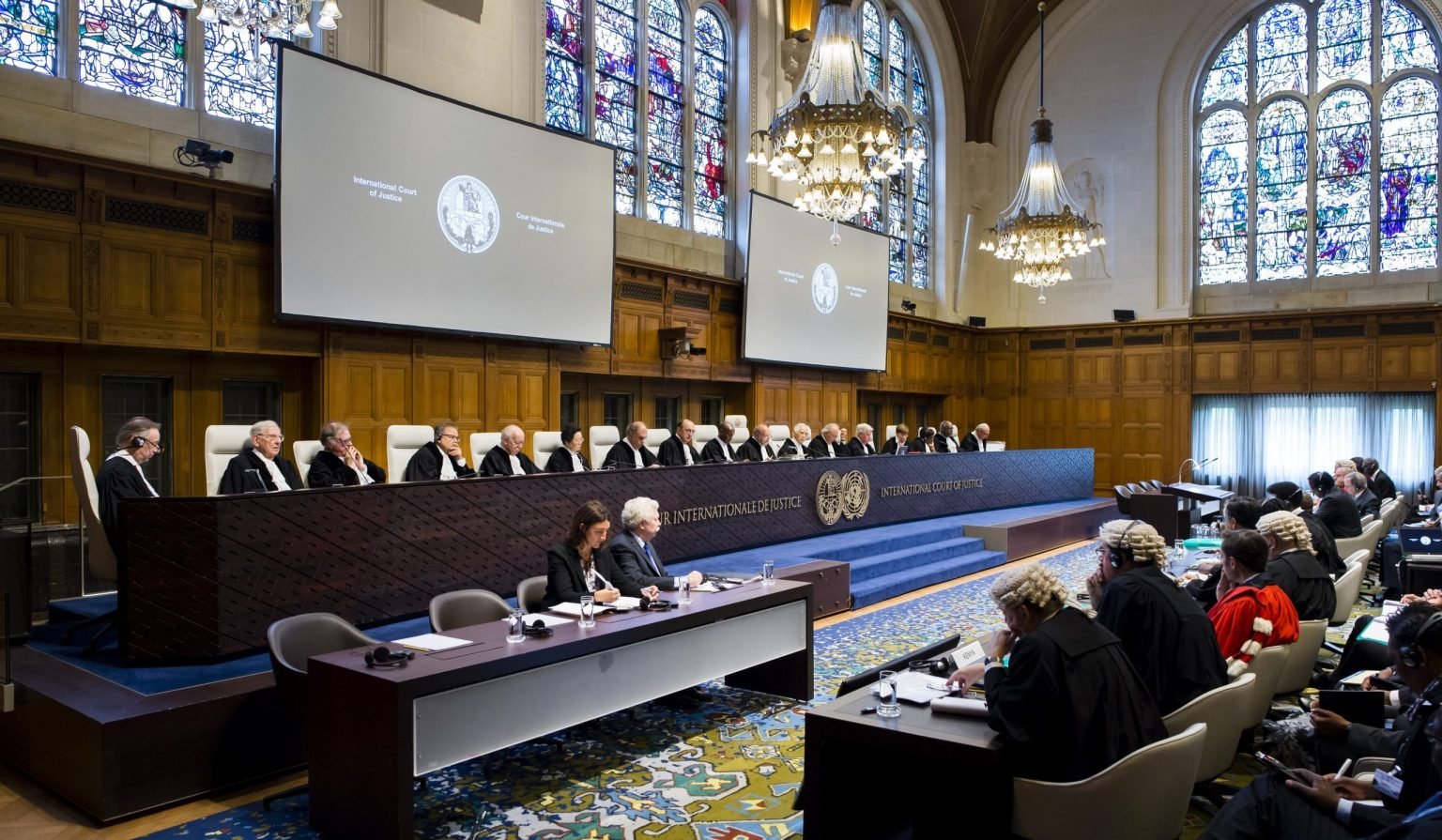 Hearings before the Hague Court