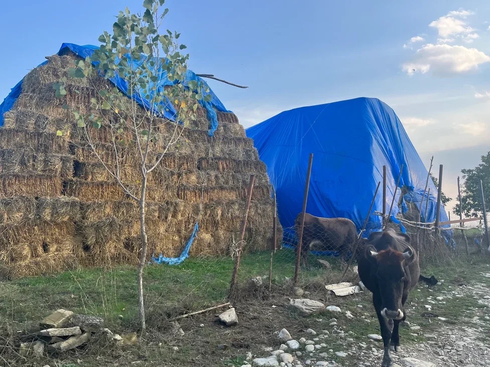 villages in the Caucasus photo and video.Melkhem village in Shamakhi region of Azerbaijan