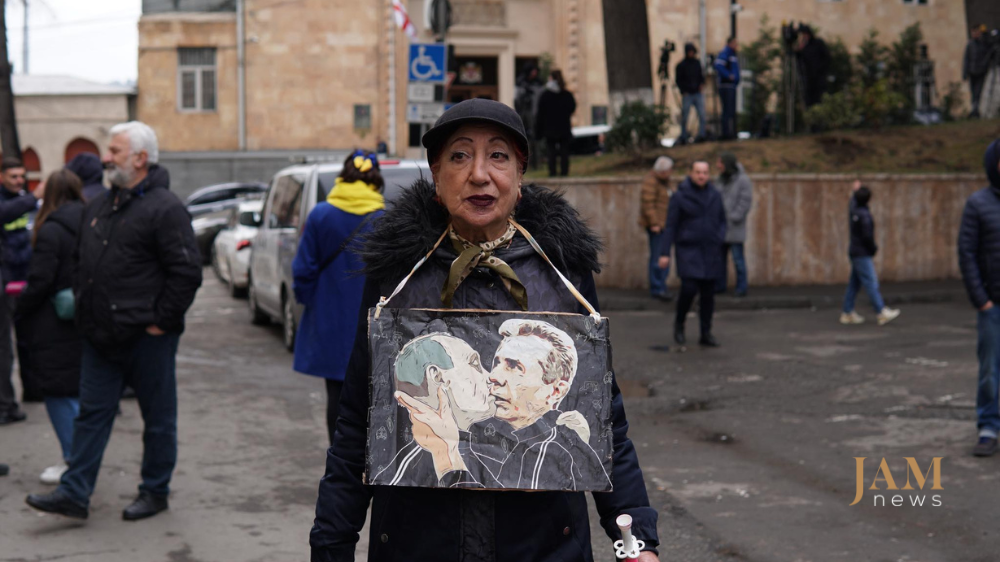 Protests in Georgia against the law on foreign agents