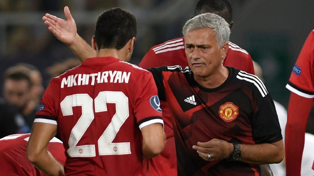 Mkhitaryan's relationship with Mourinho has never been smooth. Photo courtesy of www.goal.com.