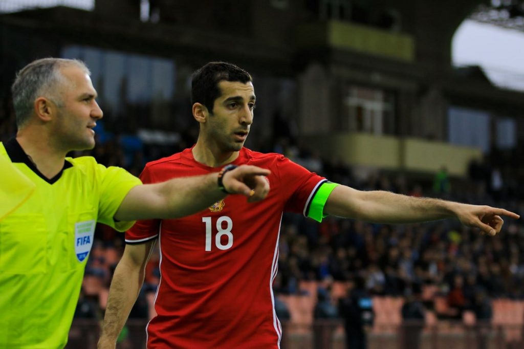 Captain of the Armenian team. Photo: Gevorg Ghazaryan