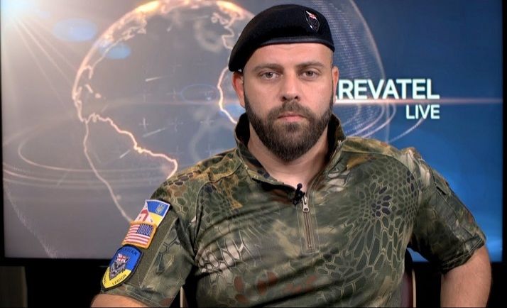 Commander of the "Georgian Legion" Mamuka Mamulashvili