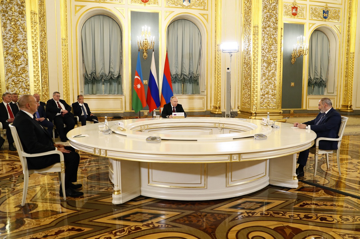 Negotiations Aliyev-Pashinyan-Putin in Moscow