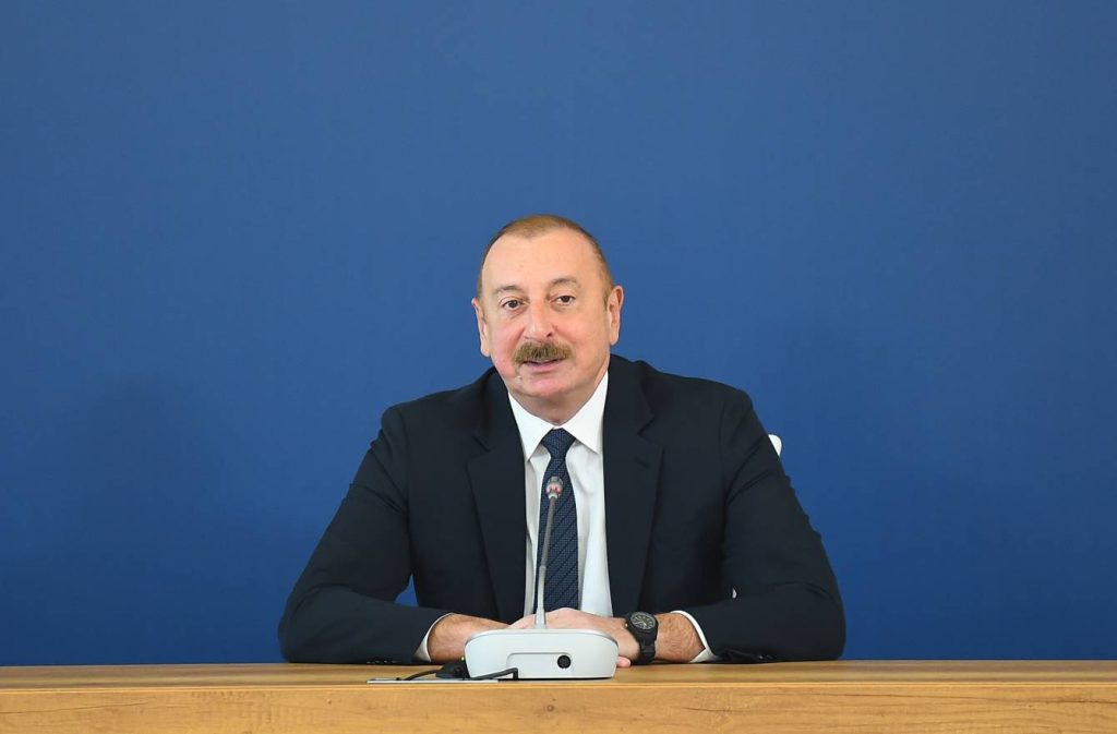 Aliyev's speech in Shusha