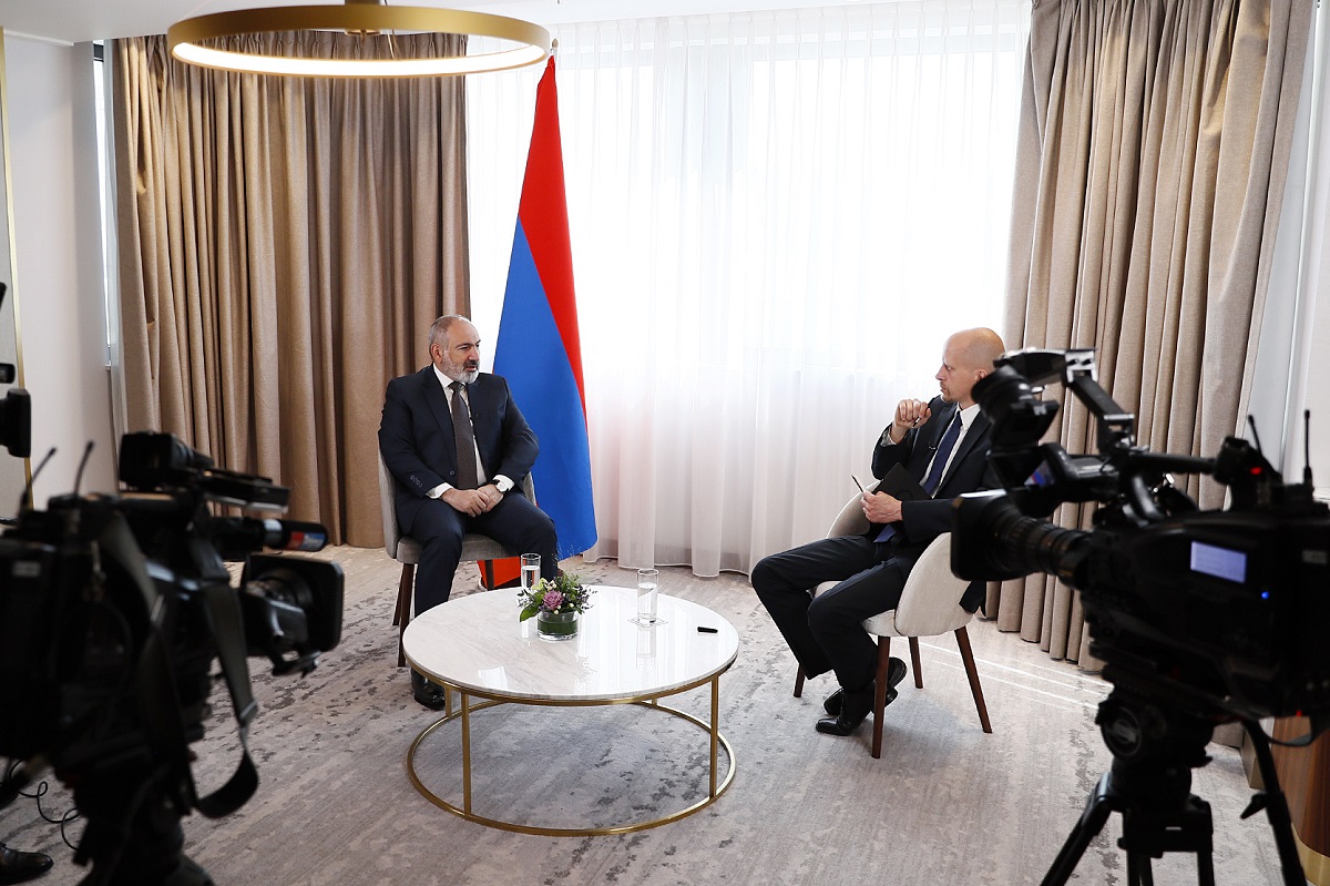 Pashinyan's interview with CNN Prima News