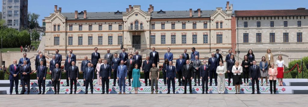 The summit was attended by leaders of 47 countries