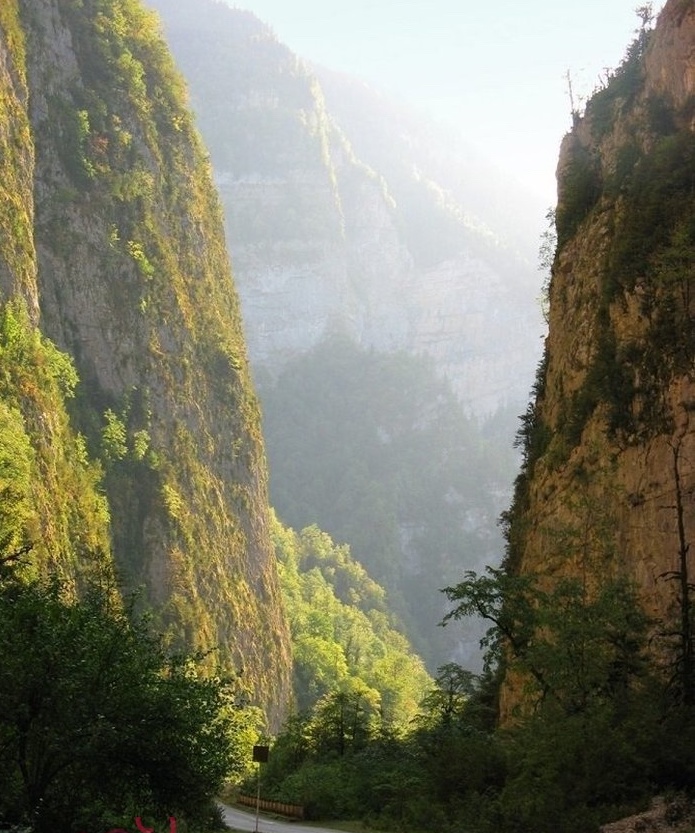 Yupshara Canyon in Abkhazia