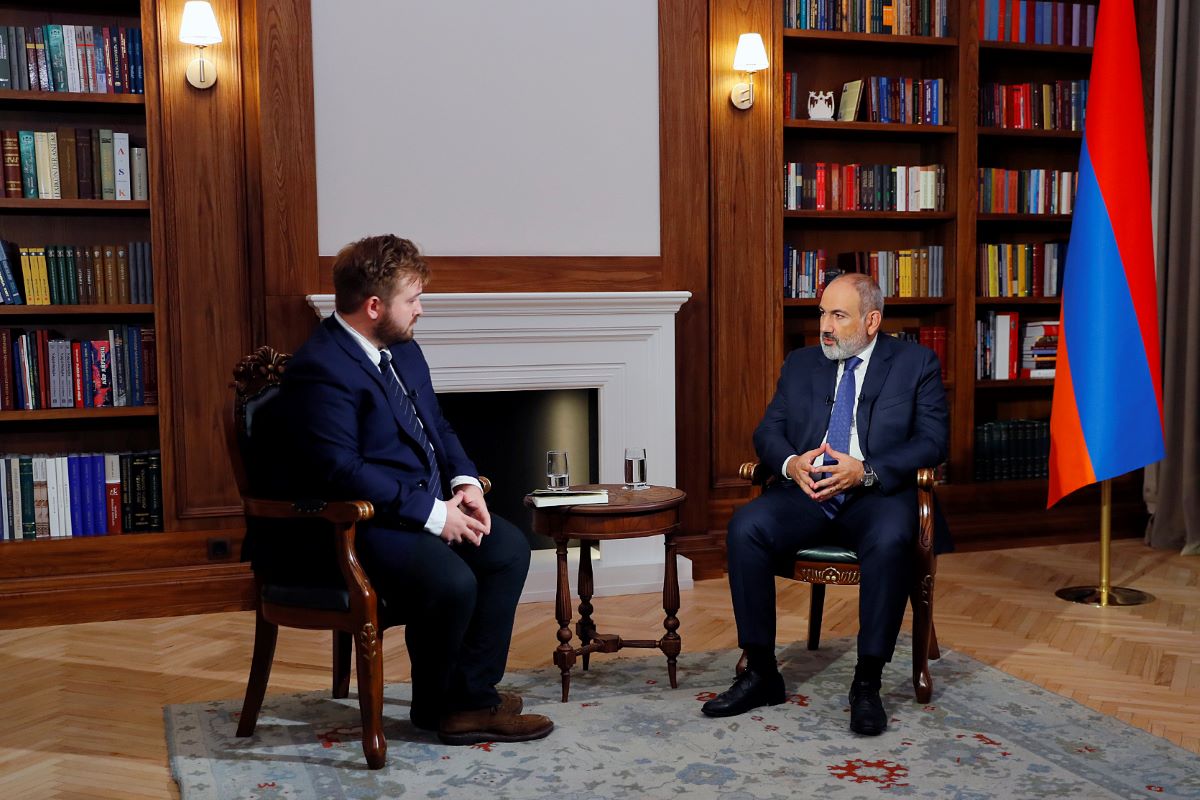 Pashinyan's interview with POLITICO Europe publication