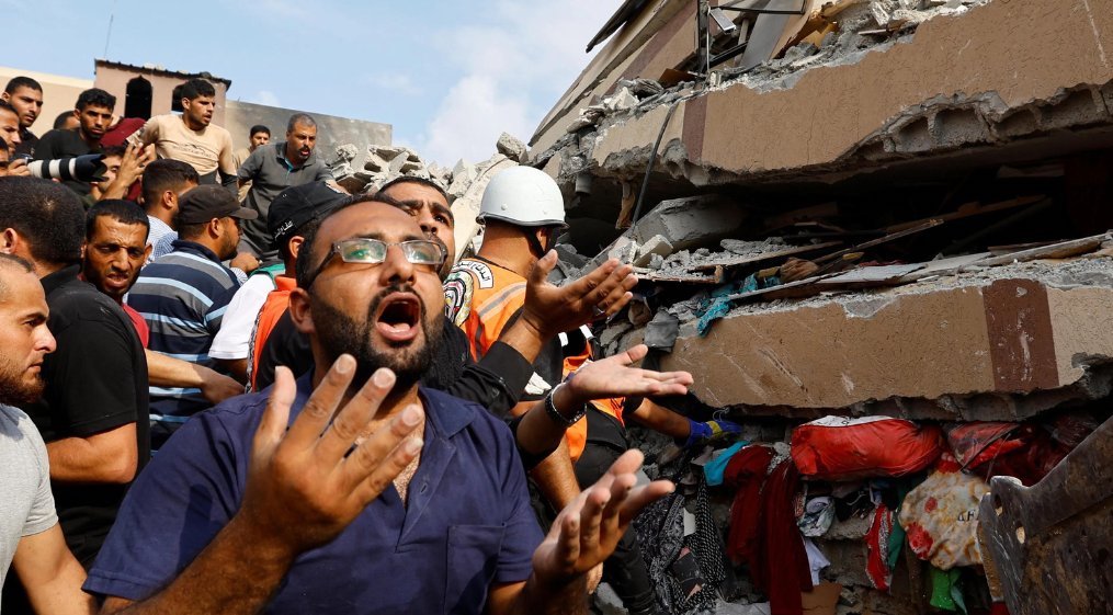 В Палестине после ударов израильской авиации. Фото Al Jazeera