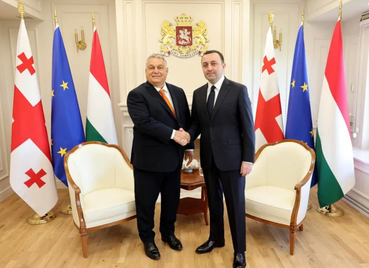 встреча Гарибашвили и Орбана