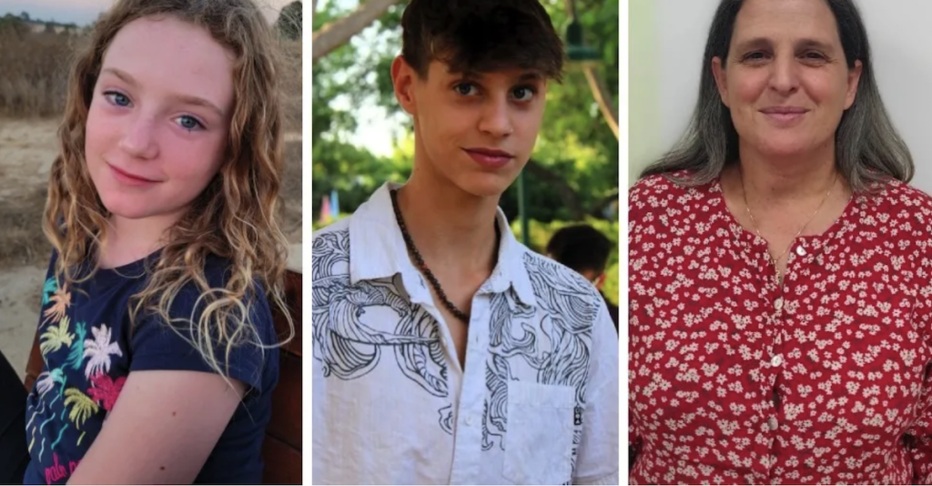 Эмили Хэнд, 9 лет, Ноам Ор, 17 лет, и Шэрон Авигдори, 52 года, были среди израильских заложников, освобожденных поздно вечером 25 ноября