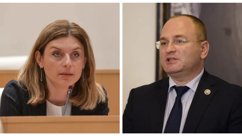 Sexist insults in the parliament of Georgia. Teona Acubardia. Irakli Beraia