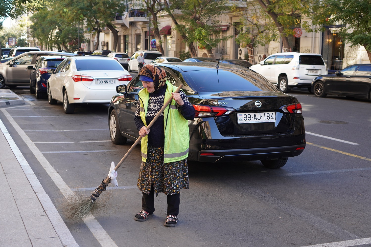 Ճանապարհ մաքրողներն Ադրբեջանում