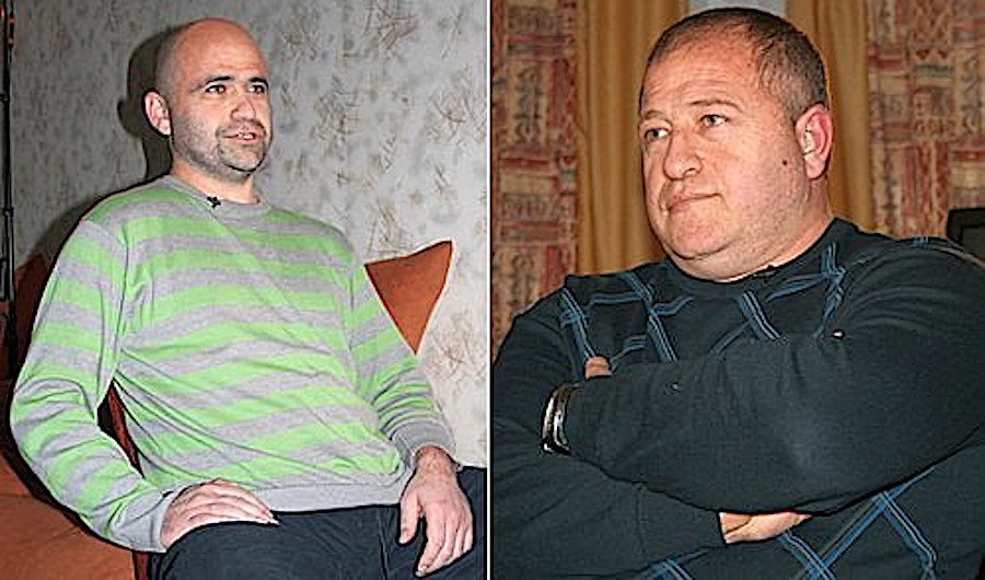 Yan (left) and Jemal Karkusov brothers: Georgian-Ossetian conflict