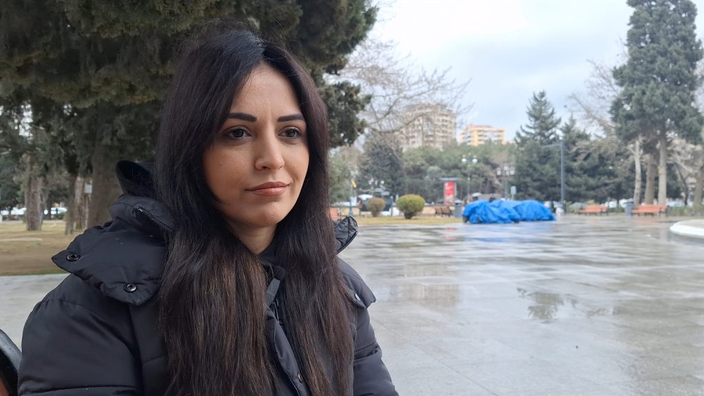 Aytaj Tapdyg, journalist. Photo: Fatima Movlamlı