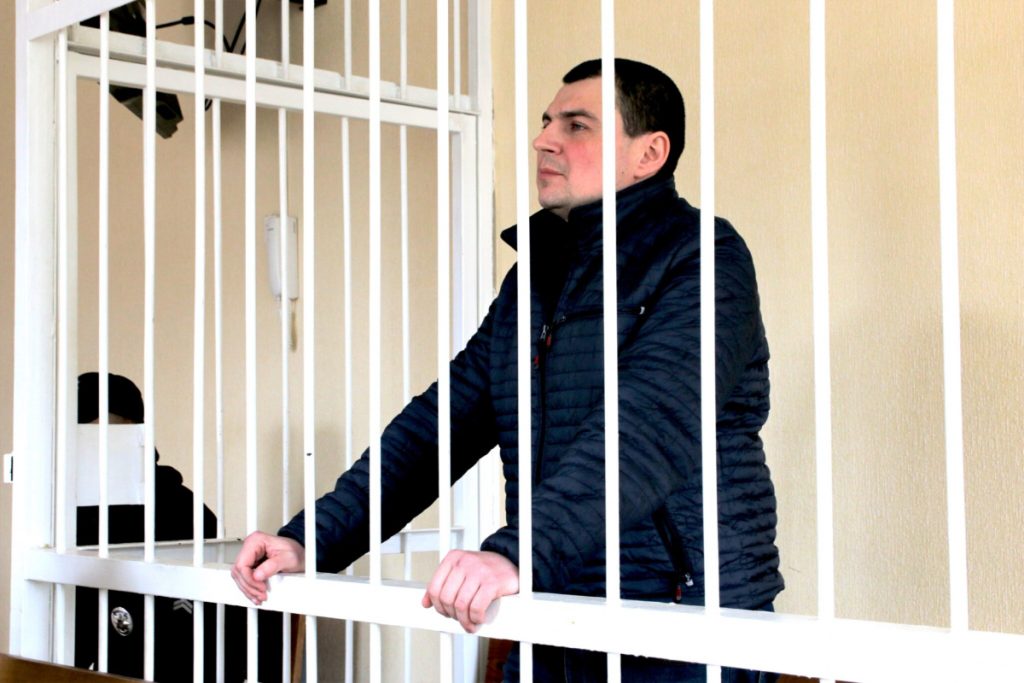 Resident of Lyman, Dmytro Herasymenko, was convicted of collaborationism. Photo: Oleksiy Arunyan / "Hrati". Ukraine's collaborator law
