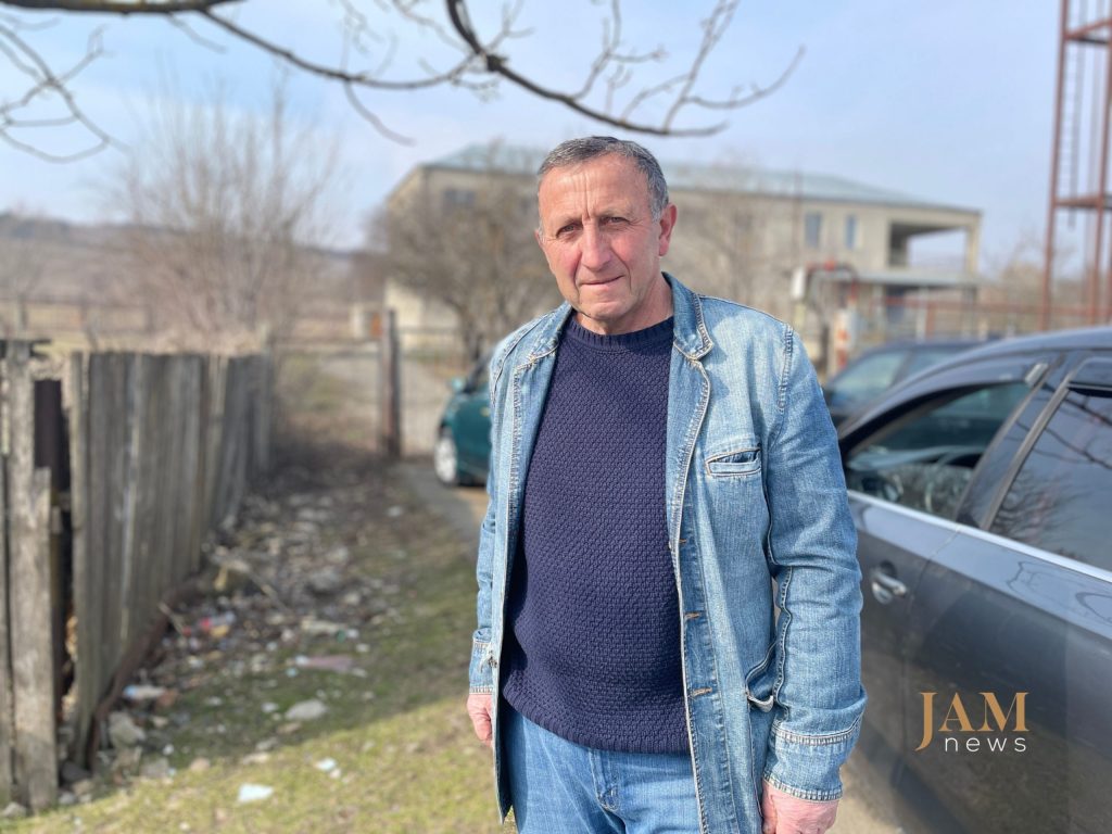 Nodar Mosiashvili, Satsikhuri village. March 2024. Photo by Nino Narimanishvili/JAMnews Reconciliation of Georgians and Ossetians