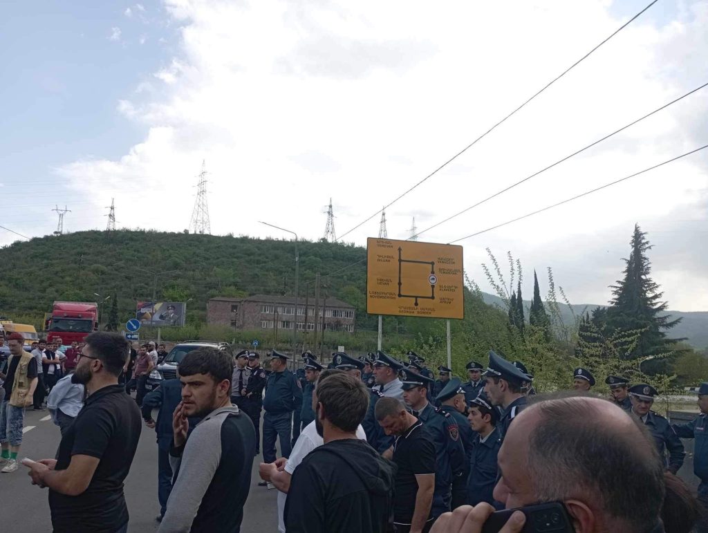 Protest rally in the Tavush region.