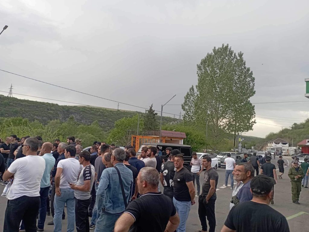 The protest action in Tavush continues