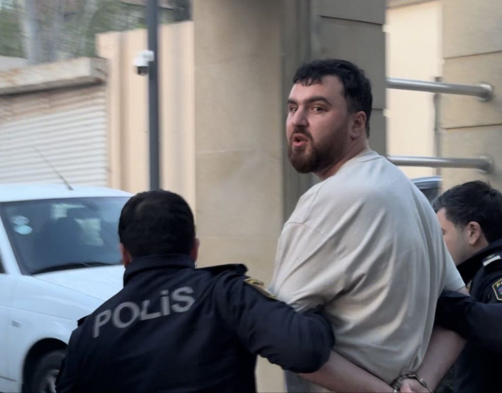 Detention of Imran Aliyev. Photo: Meydan.TV Crackdown on journalists in Azerbaijan