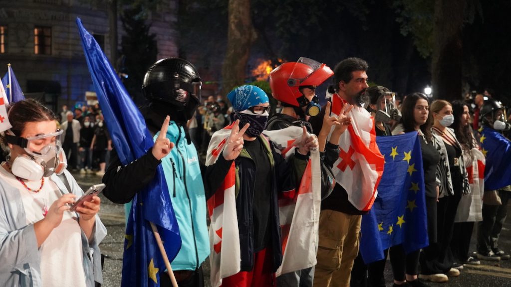 протесты в Грузии поколение Z. Тбилиси 