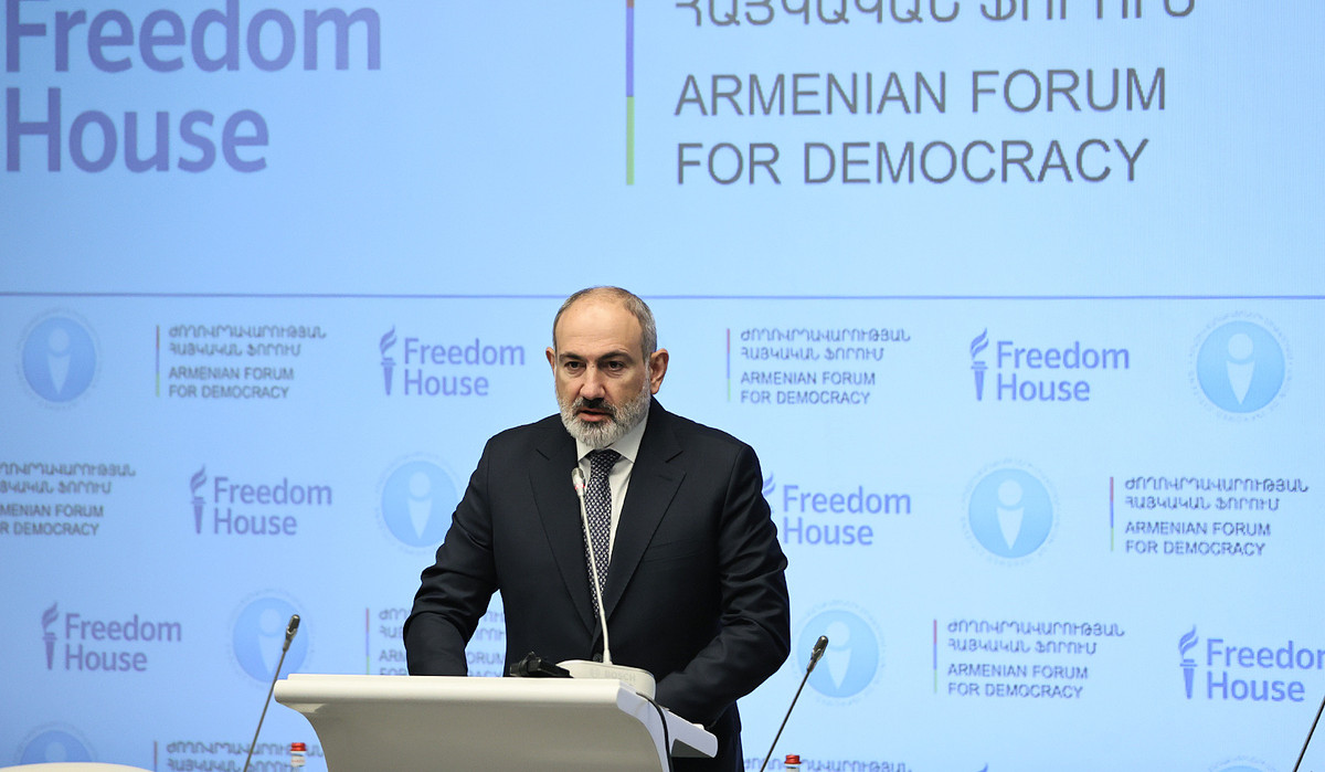 Пашинян – о демократии в Армении. Выступление на форуме
