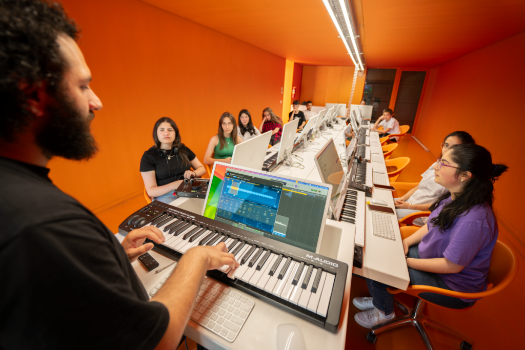 Class at the TUMO center in Kapan