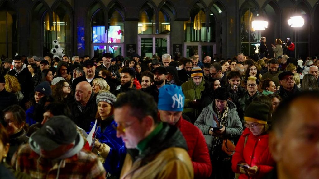 EU lawmakers attend Tbilisi rally amid election dispute