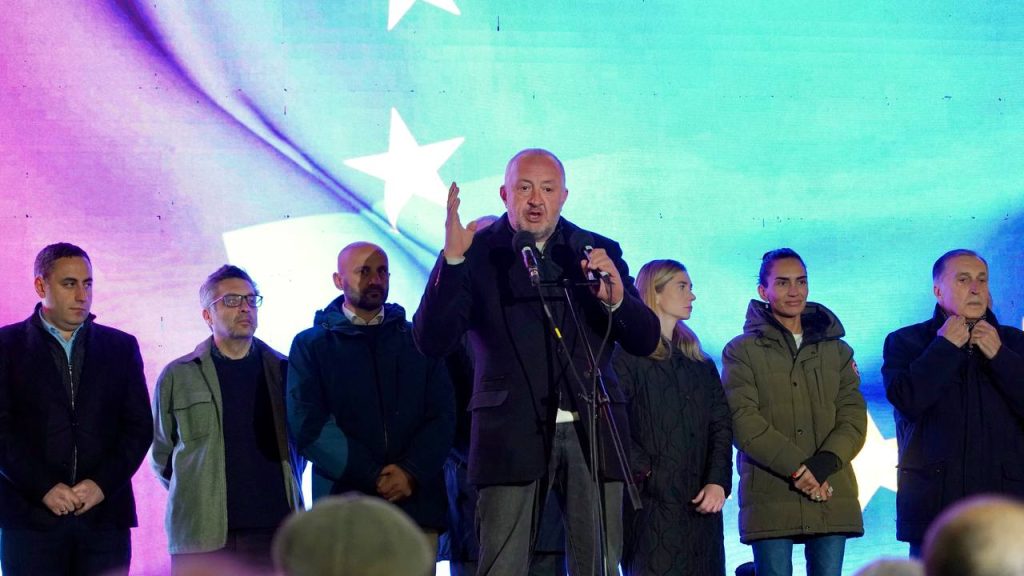 EU lawmakers attend Tbilisi rally amid election dispute