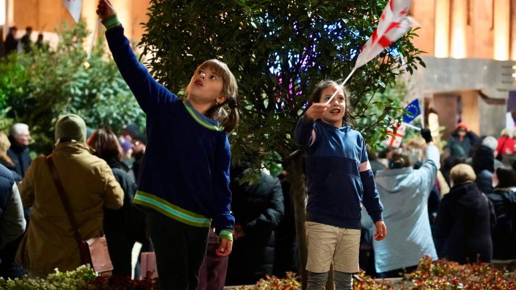 EU lawmakers attend Tbilisi rally amid election dispute