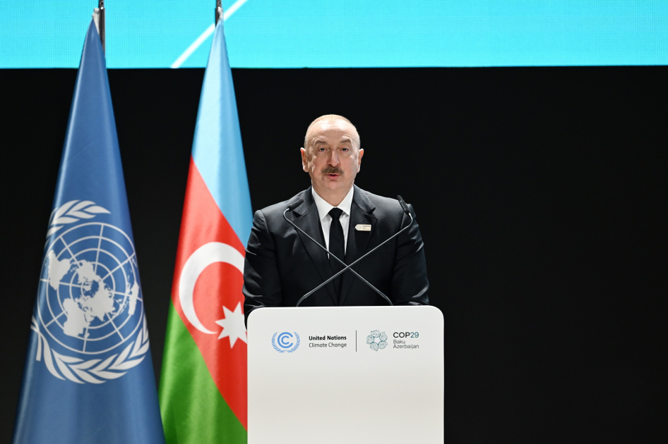 Aliyev criticizes France at COP29