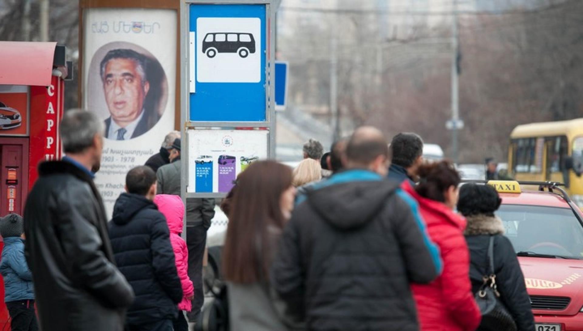 Bus drivers strike in Yerevan