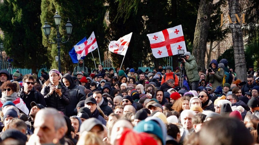 Georgia's divide: ruling party's president Kavelashvili sworn in, Zourabichvili hailed as people's president