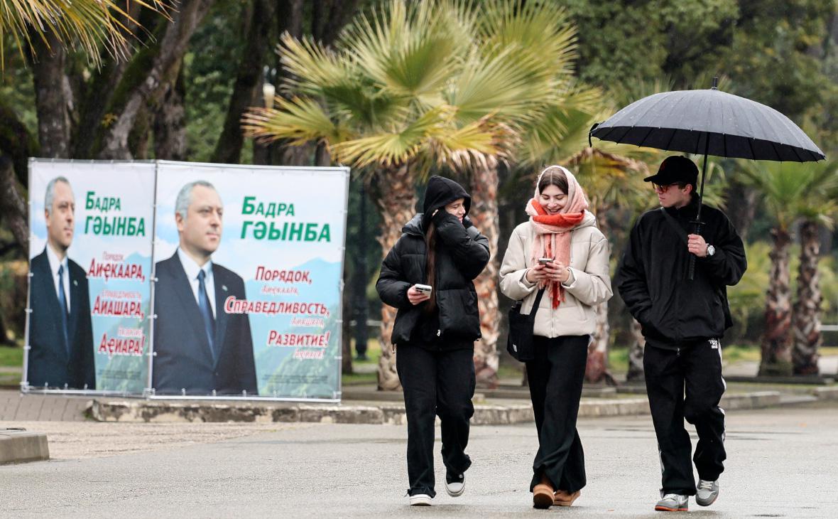 Russian interference in Abkhazia elections